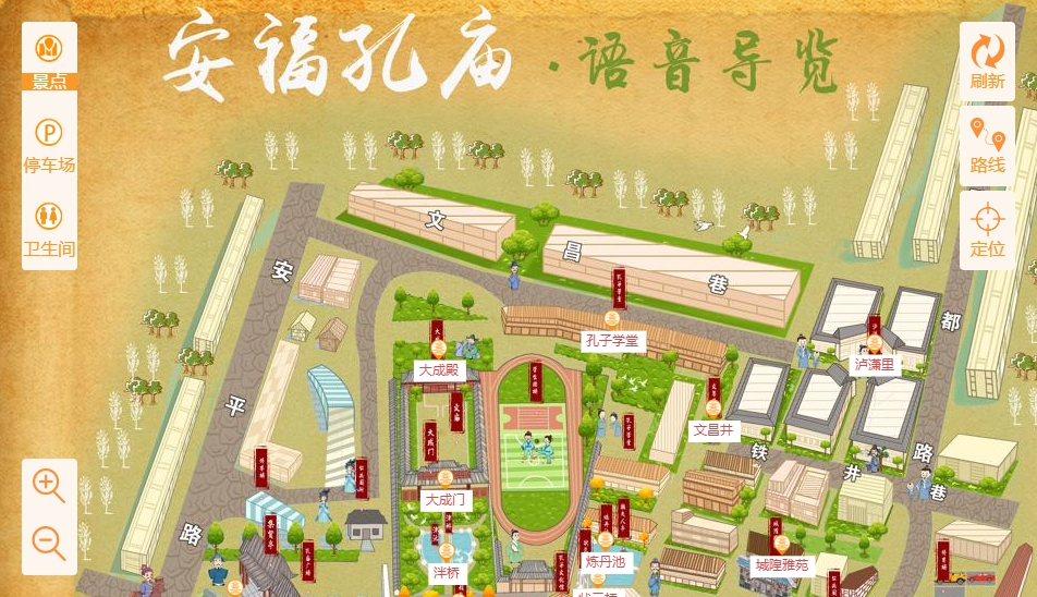 鹿城手绘地图：智慧景区智能化服务的延伸